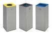 Modellbeispiele: Abfallbehälter -Cubo Quinta-für Wertstoffe, Restmüll oder Papier (v.l. Art. 39216, 39217, 39218)