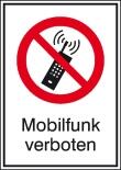 Kombischild, Mobilfunk verboten
