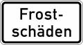 Modellbeispiel: VZ Nr. 2011 (Frostschäden)