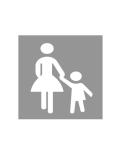 PREMARK Straßenmarkierung aus Thermoplastik 'Sonderzeichen Frau mit Kind'