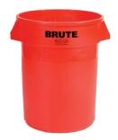 Abfallcontainer 'BRUTE' Rubbermaid 121,1 Liter aus PE, wahlweise mit Deckel