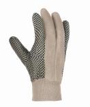 teXXor® Baumwoll-Handschuhe 'KÖPER', mit PVC-Noppen