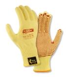 teXXor® Mittelstrick-Handschuhe 'ARAMID mit Noppen'