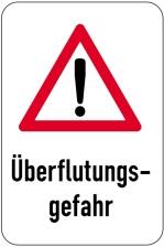 Modellbeispiel: Sonderschild, Überflutungsgefahr (Art. 15006)