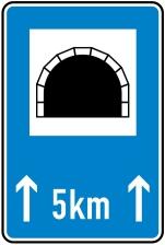 Modellbeispiel: VZ Nr. 327-51 (Tunnel mit Längenangabe in km)