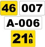 Lagerplatzkennzeichnung 'WT-5113' mit Text nach Wunsch, staplerüberfahrbar