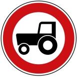 Verkehrszeichen 257-58 StVO, Verbot für Kraftfahrzeuge und Züge unter 25 km/h