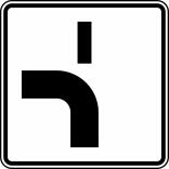 Verkehrszeichen 1002-12 StVO, Verlauf der Vorfahrtstraße