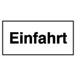 Hinweisschild für Einfahrten, Einfahrt