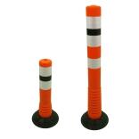 Absperrpfosten 'Elasto Orange' Ø 80 mm, zum Aufkleben, überfahrbar, Höhe 450 oder 750 mm