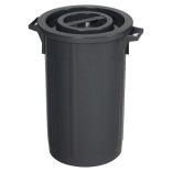 Abfallbehälter 'Cubo Roman' 30 bis 90 Liter aus Polyethylen, mit Deckel