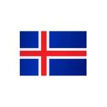 Länderflagge Island, Stoffqualität FlagTop 110 g/m² oder 160 g/m²