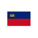 Länderflagge Liechtenstein, Stoffqualität FlagTop 110 g/m² oder 160 g/m²,