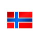 Länderflagge Norwegen, Stoffqualität FlagTop 110 g/m² oder 160 g/m²