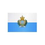 Länderflagge San Marino, Stoffqualität FlagTop 110 g/m² oder 160 g/m²
