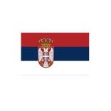 Länderflagge Serbien, Stoffqualität FlagTop 110 g/m² oder 160 g/m²