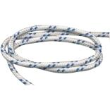 Ersatz-Hissseil (Fahnenseil) 'TopShot', Ø 5 mm, weiß/blau, nach DIN 83307, Länge 10-24 Meter