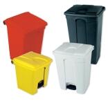 Abfallbehälter 'Pro 9' 30-90 Liter aus Polypropylen, mit Pedal, versch. Farben