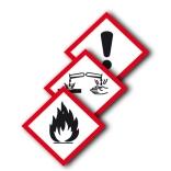 GHS-Gefahrstoffsymbole 'Protect', 100 x 100 mm, Einzeletiketten (selbstklebend)
