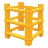 Säulenschutz 'ECO', aus Kunststoff, Säulenmaß 200-700 mm, Höhe 1000 mm