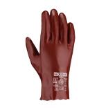 teXXor® topline Chemikalienschutz-Handschuhe 'PVC ROTBRAUN', Länge 270 mm