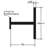 Ausleger für Bandbefestigung