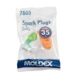 Moldex Einweg-Gehörschutzstöpsel 'Spark Plugs', 35 dB SNR, VPE 200 Paar, paarweise verpackt