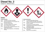 Gefahrstoffetikett, Diesel No. 2