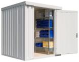 Materialcontainer 'STIC 1200' mit Isolierung, ca. 4 m², wahlweise Holzfuß- oder isolierter Boden