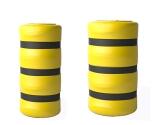 Säulenanfahrschutz 'Bounce Four' aus HDPE, für eckige Säulen, Säulenmaß 150-300 mm, Höhe 1100 mm