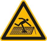 Warnschild, Warnung vor nicht durchtrittsicherem Dach