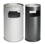Abfallbehälter 'Cubo Tito' 17, 37 oder 69 Liter aus Aluminium (eloxiert), mit Ascher