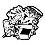 Piktogramm-Aufkleber zur Mülltrennung