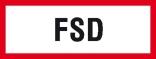 Hinweisschild, FSD