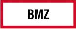 Hinweisschild, Brand-Melder-Zentrale BMZ