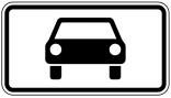 Verkehrszeichen 1010-50 StVO, Kraftwagen und sonstige mehrspurige Fahrzeuge