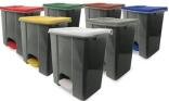 Abfallbehälter 'P-BAX Kick 1' aus 70% recyceltem Material