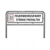 Hinweisschild, Feuerwehrzufahrt ständig freihalten, Stärke 2mm