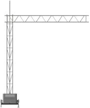Modellbeispiel: Aufstellvorrichtungen mit Gitterrohrmast und Stahl-Gitterträger (Art. 35350-setf3)