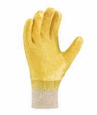 teXXor® Nitril-Handschuhe ′STRICKBUND′, Nitril-Vollbeschichtung (gelb)