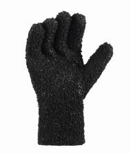 teXXor® PVC-Handschuhe ′SCHWARZ GRANULIERT′