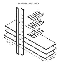 Technische Ansicht: Modell L 2000-3