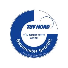 Prüfzeichen: TÜV