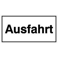 Modellbeispiel: Hinweisschild Ausfahrt (Art. 11.5235)