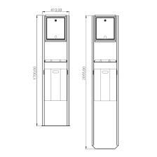 Technische Ansicht: links (Art. 12753), rechts (Art. 12754)