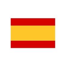 Technische Ansicht: Länderflagge Spanien (ohne Wappen)
