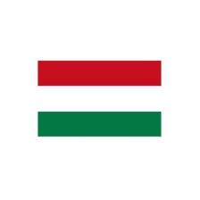 Technische Ansicht: Länderflagge Ungarn