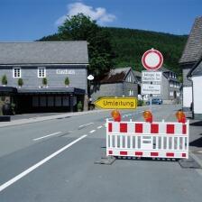 Anwendungsbeispiel: Singnalleuchte auf Schrankenzaun