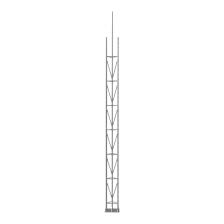 Modellbeispiel: Gitterrohrmast mit Grundplatte aus Stahl, Höhe 6,02 m (Art. 353017)