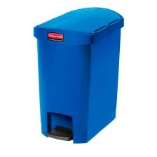 Modellbeispiel: Abfallbehälter -Slim Jim Step-On- Rubbermaid, 68 Liter aus Kunststoff, blau (Art. 39070)